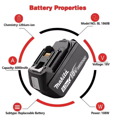 Wiertarko-wkrętarka akumulatorowa Makita DDF487 18 V.